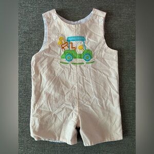 18 Month Vintage Romper- golf cart